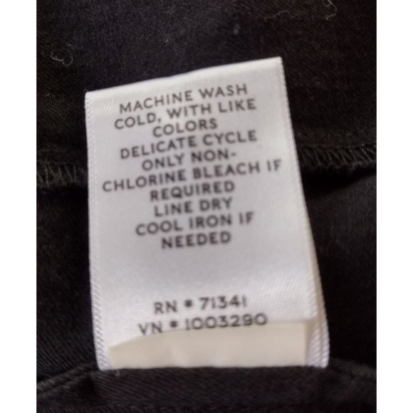 Collarless LL Bean‎ Signature Collection Women's Size 12 Black Button Up Shirt - Picture 8 of 8